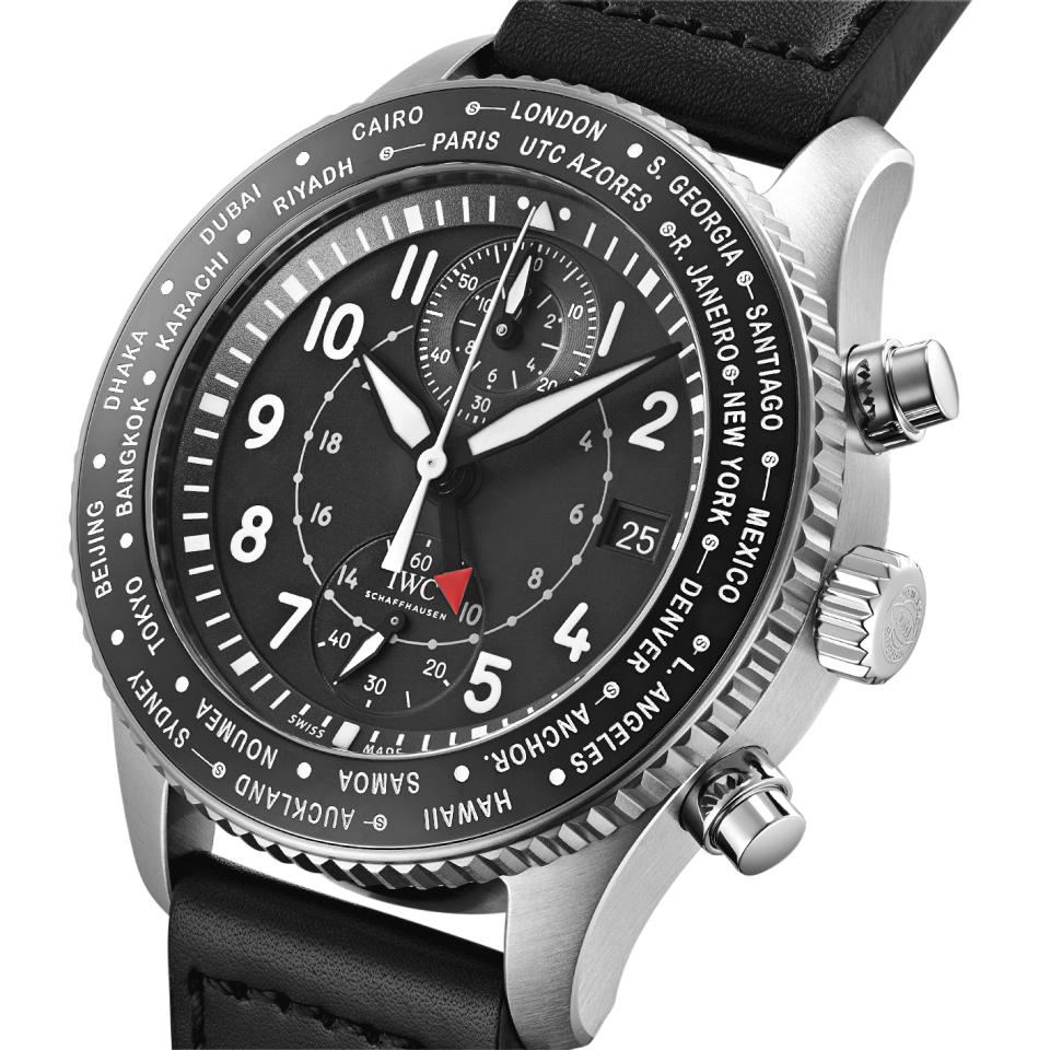 Iw395001 Pilot S Watch Timezoner Chronograph