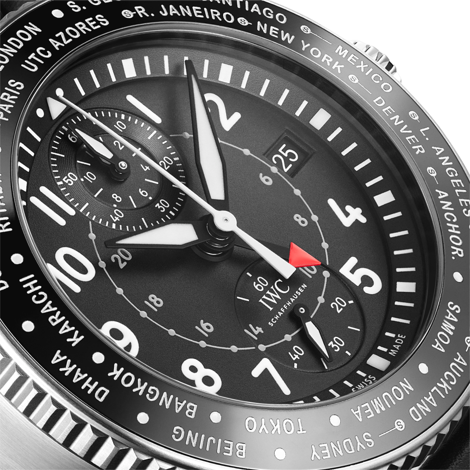 Iw395001 Pilot S Watch Timezoner Chronograph